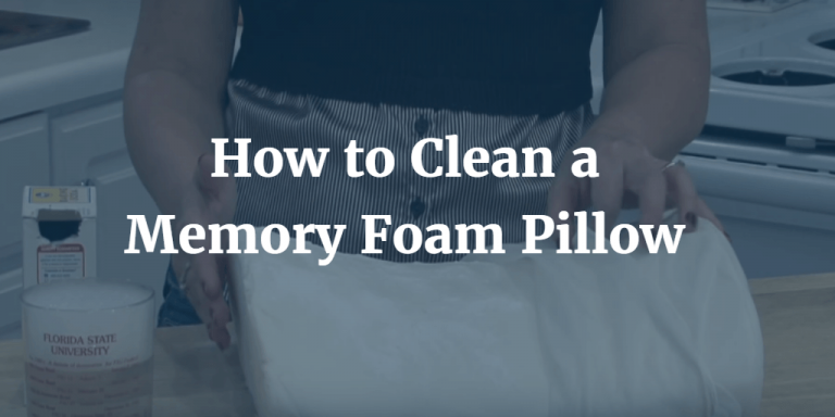 How to Clean a Memory Foam Pillow? Update 05 / 2024