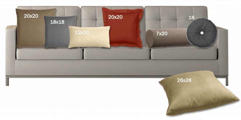 Standard Pillow And Pillowcase Size Chart Guide Updated July 2021