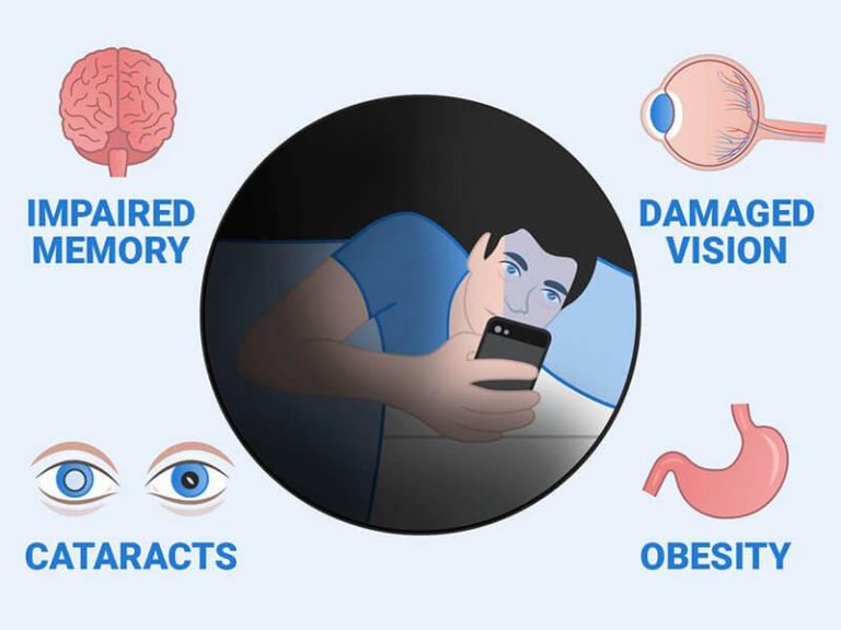 blue light affects sleep quality