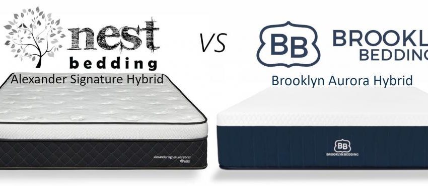 Alexander Signature Hybrid vs. Brooklyn Aurora Mattress Comparison