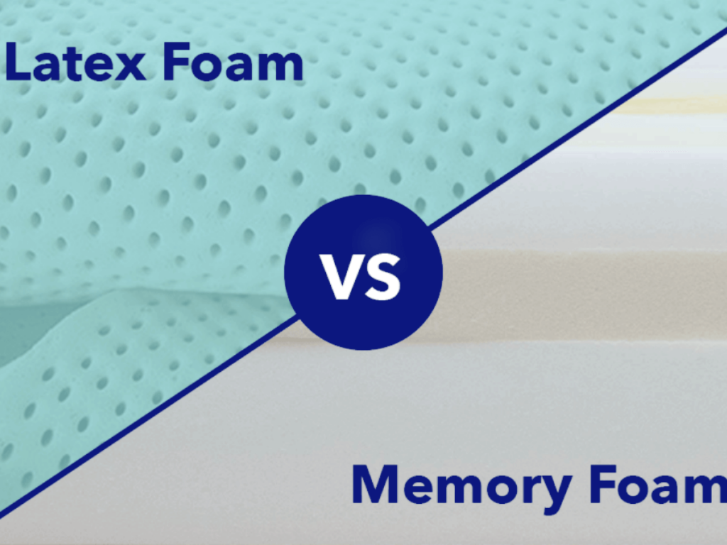 talalay latex vs memory foam mattress