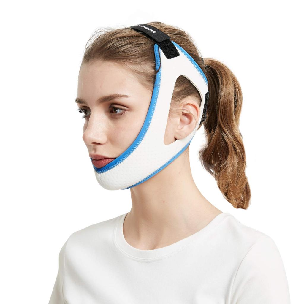 Amazon.com: Anti Snoring Devices Chin Strap for CPAP Users and Mouth Breathers - Advanced Solution Stop Snore Sleep Aid for Women and Men (White) : Health & Household